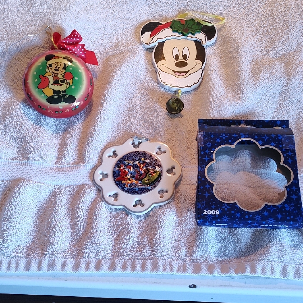 Disney Mickey Mouse Holiday Ornaments